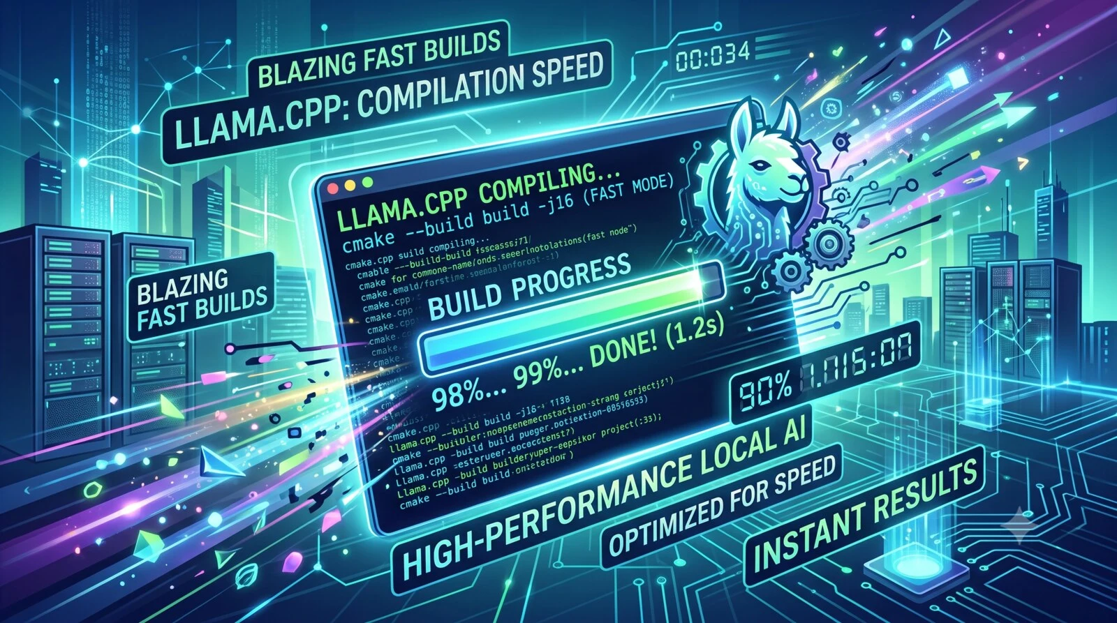 llama.cpp direct no sidecar or wrapper